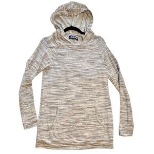 Ink Love and Peace Gray Hooded Sweatshirt